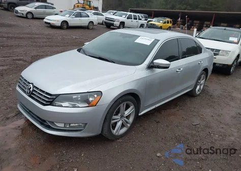 2013 Volkswagen Passat 2.0L Tdi Se из США, поврежденный, VIN 1VWBN7A39DC052384